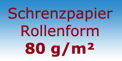 Schrenzpapier 80 g/m² Rollen
